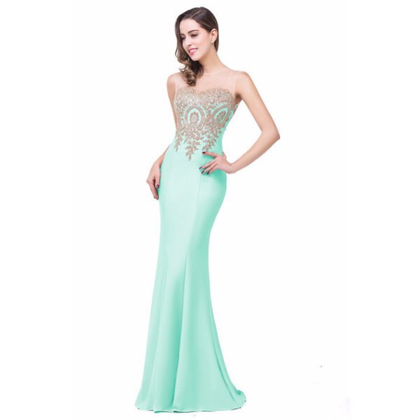 Amazon Europe dress sexy back hollow applique package hip dress fishtail skirt female perspective - Image 10