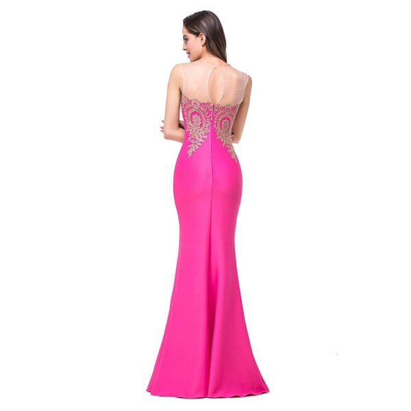 Amazon Europe dress sexy back hollow applique package hip dress fishtail skirt female perspective - Image 6